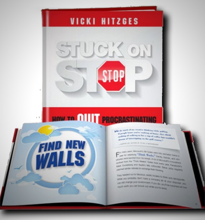 Keynote Speaker and author Vicki Hitzges's Stuck on Stop book image